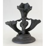 Wedgwood Prestige Black Basalt Sea Sprite vase,