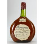 A bottle of 1940 Armagnac Appellation d'origine Armagnac Controlee. Les Vieux Chenes. 42%vol 70cl.