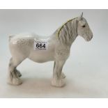 Beswick grey shire horse 818
