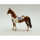 Beswick skewbald Pinto Pony 1373