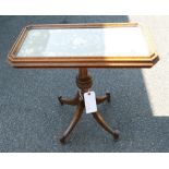 20th Century occasional table with tapestry top