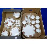 A large collection of Royal Albert Old Country Rose items to include - dinner plates, tea set,