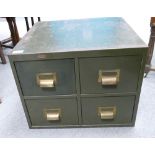 Industril green drawers 2 by 4
