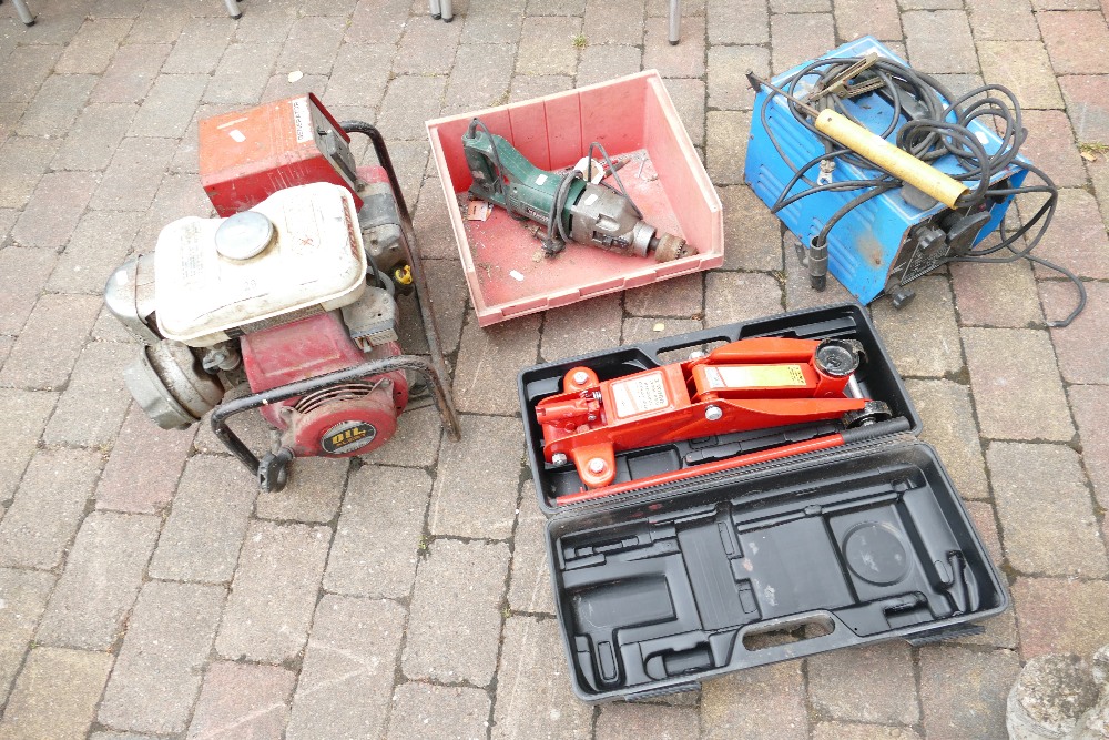 Vintage Honda generator , Stayer branded hammer drill,