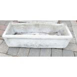 Large Oblong/ trough planter with 4 claw styled feet (5)
