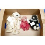 A collection of Mistley Woodland branded craft bears (3).