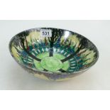 Grimwades Art Deco lustre bowl decorated with hydrangeas,