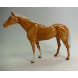 Beswick large Racehorse 1564 in Palomino gloss