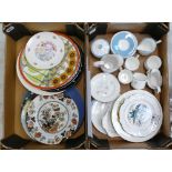 A mixed collection of ceramic items to include - decorative wall and dinner plates inc.