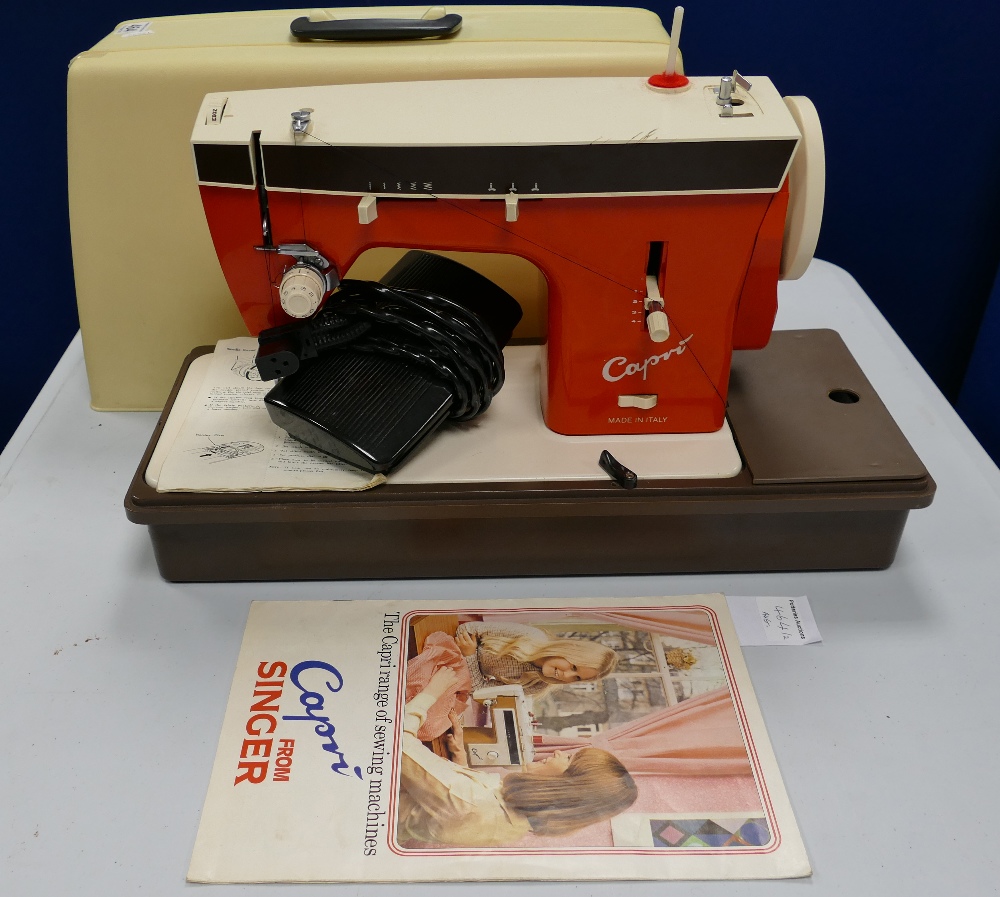 Singer CAPRI sewing machine with original leaflet