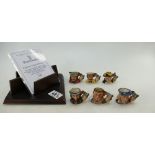 Royal Doulton Limited Edition Set of Six Explorer Collection Tiny Character Jugs Columbus D7081,