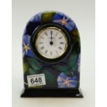 Moorcroft Bellbind clock, firsts in quality.