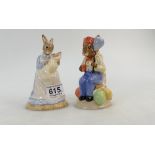 Royal Doulton Bunnykins Party Time limited edition toby jug together with similar limited edition