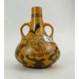 Clews & Co Chameleon Ware two handled vase,