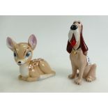 Wade blow up figures of Trusty and Bambi from the Disney series (2)