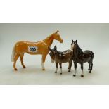 Beswick Palomino Hunters Horse 1484 ( broken leg),