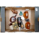 A mixed collection of alcohol related items to include Dipple Whiskeys,