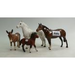 A Beswick 2nd version welsh Mountain pony ( Coed Coch Madoa) model 1643,