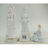 Spode Pauline Shoan figures Alexandria and Emily,