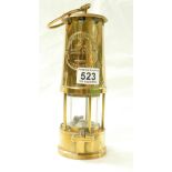 Brass miners lamp.