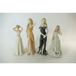 A collection of Regal branded lady figures (4).