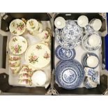 A large collection of ceramic tea ware to include Royal Albert English Beauty patterned tea set,