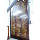 A Bowling club Honors board for Kettering From 1966 to 2009 (1)