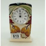 Moorcroft Anna Lily clock, shape CL1.