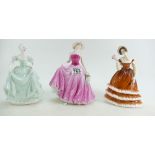 Coalport lady figures Lynne,