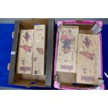 Four large size boxed Spanish ELFOS dolls - Original dolls from Pep Catala's Elves collection made