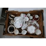 A collection of various Royal Albert part tea sets in the Concorde,