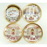 Royal Doulton limited edition plates to include the Passover, Yom Kippur, Rosh Hashanah x 2. (4).