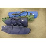 A collection of bagged camping equipment(4)