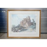 Sir William Russell Flint unsigned limited edition framed artist proof print of riverside bathers