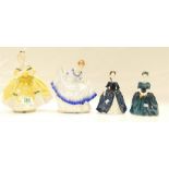 Royal Doulton lady figures Last Waltz HN2315, Pamela HN3223, Debbie HN2385 and Cherie HN2341, all