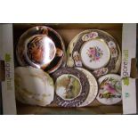 A collection of pottery collectors plates includin