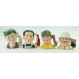 Royal Doulton small character jugs The Golfer D686