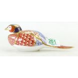 Royal Crown Derby Pheasant paperweight