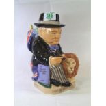 Kevin Francis Peggy Character jug W.S.Churchill, s