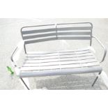 Two seater Metal Garden Bench