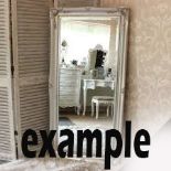 A Matt ivory Dressing table mirror