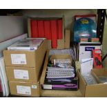A Large collection of office related items/supplies to include white envelopes, mixed note pads,