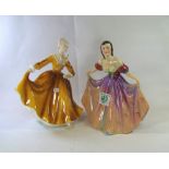 Paragon lady figure Katelyn and Royal Doulton figu