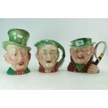 Three Beswick large character jugs Tony Weller, Sc