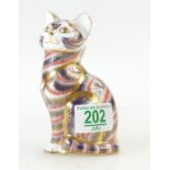 Royal Crown Derby Kitten sitting