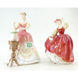 Royal Doulton lady figure Buttercup HN2399 and Sar