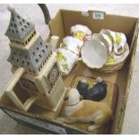 A collection of pottery to include price and Kensi