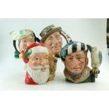 Royal Doulton large character jugs Jimmy Durante D