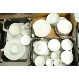 A large collection of Thomas branded white dinnerware to include - dinner plates, side plates,