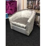 Tub Chair in Glitz Ice